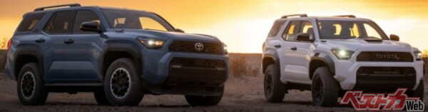 日本ではかつて「ハイラックスサーフ」として親しまれてきた4ランナー。その現行モデルは2024年に登場した。あらゆるシーンでの頼もしさを感じさせるデザインと機能性、パッケージングが魅力