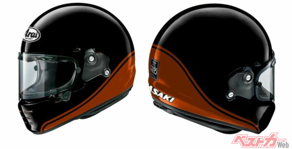 Araiとのコラボレーションモデル「カワサキ×Arai RAPIDE NEO Z900RS SEモデル」