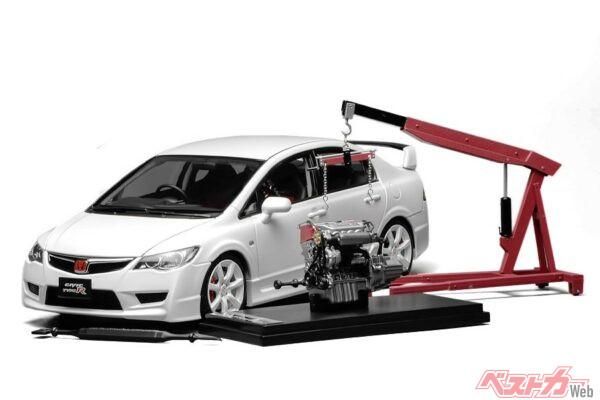 名機K20Aと一緒に飾ることができる