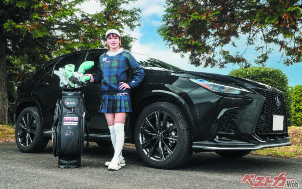 愛車 レクサスNX350h Fスポーツとともに。運転するのは大好きだという中野プロにこだわりを聞いた!