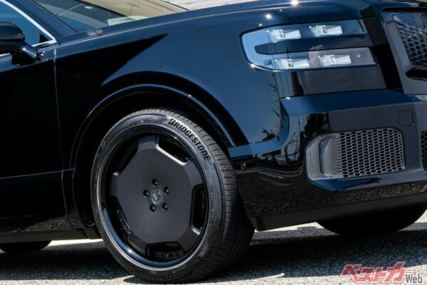 鍛造削り出しディスクが光る！　ベンツGクラスやセンチュリーSUVもバッチリ!!　ワークの「LS ADAMAS」ならクルマの高級感に負けない！