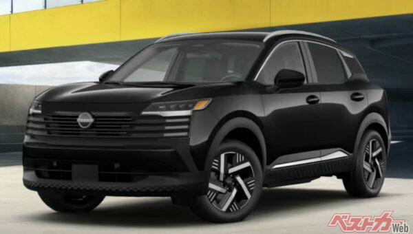 北米のSVグレード。リップスポイラーに紋様があるが、日本仕様はグロス塗装の個体が目撃された