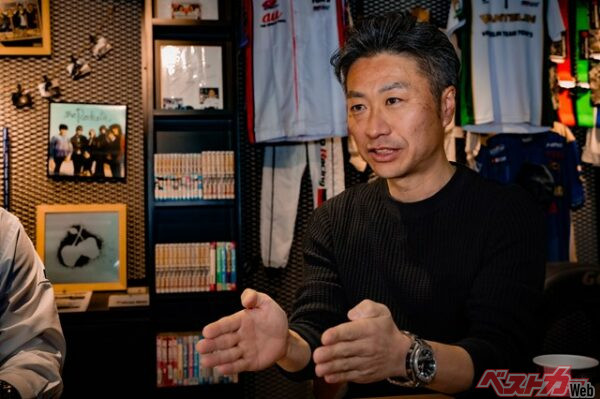 アライメントをしっかり出せば、ノーマルでも見違えるように速く走れると話す