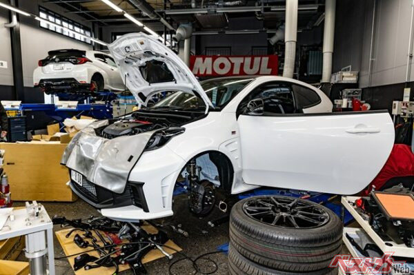 2026年はエアロパフォーマンスパッケージで挑戦するといい、今まさに製作中