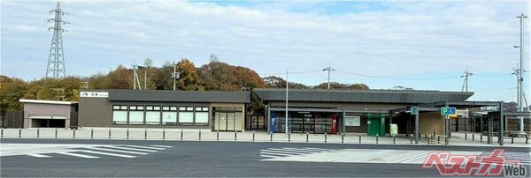 2025年12月時点での坂東PAの様子