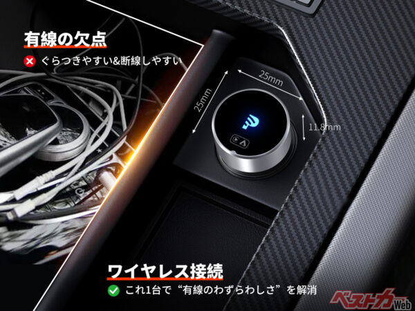 GETPAIRRの最新ワイヤレスアダプター「GetPairr mini 2.0 USB-Cポート」。有線を“挿すだけ”でワイヤレス化