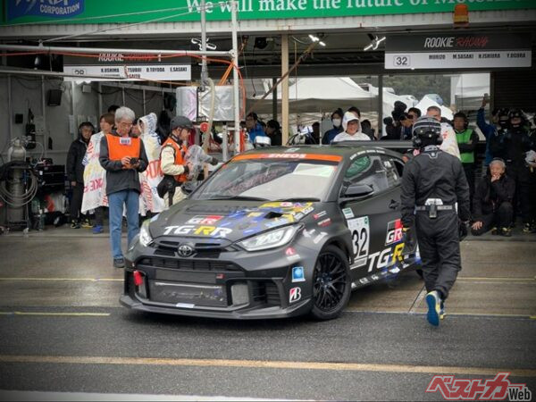 第6戦岡山でGr.2総合3位の結果となった32号車 TGRR GR Yaris M concept