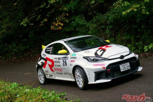 MCCを戦うWGR-WRJの平川真子選手のGRヤリスDAT