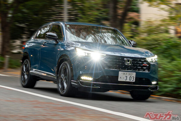 ついに「RS」グレードが加わったホンダ ヴェゼル。車高は1545mmとなりタワーパーキングにも対応という嬉しいオマケも