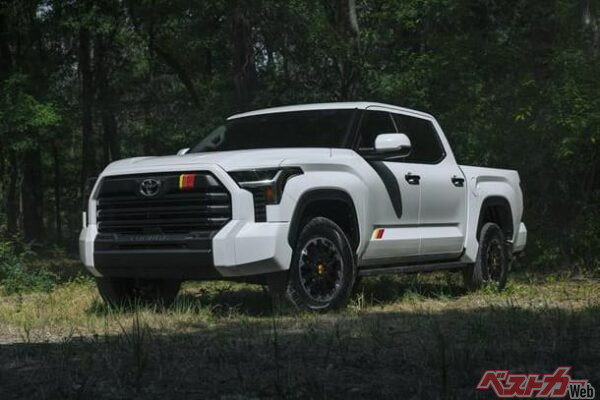 北米のクルマをもってくるならやはりデカいのが必要！　画像はタンドラ TRD ラリーパッケージ