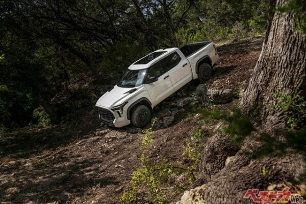 セダン・SUV・ピックアップできちんと布陣をそろえられるのが、トヨタの強みでもある。画像はタンドラ