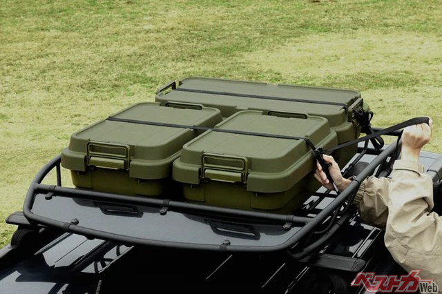 ランクル　トランクカーゴ ランクルのロゴと特別カラーがカッコいい！ランドクルーザー×トランク