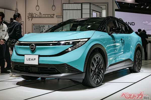JMS開幕直前に登場の新型リーフ。B7の航続距離は702km