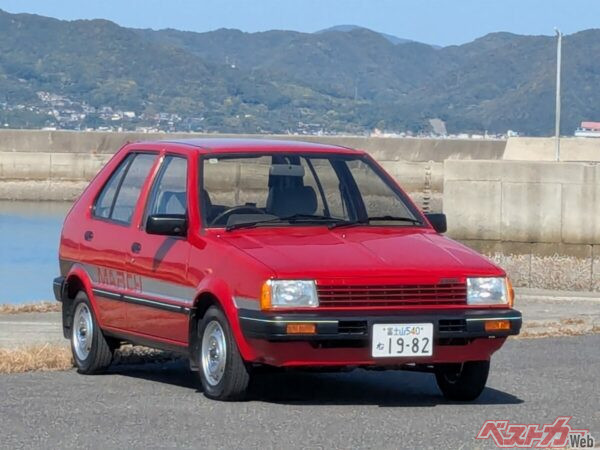 この3台に加えて、今回の日産ブースで展示される「マッチのマーチ」も学生たちの手で整備されたものだ