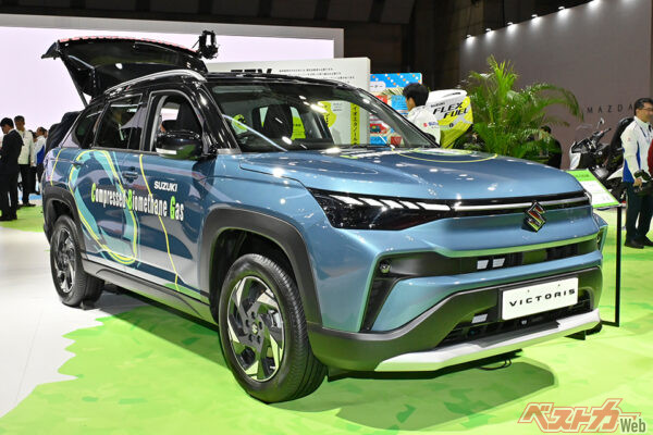 インドで2025年9月に発売されたビクトリスが日本初公開