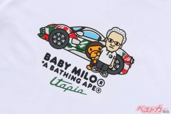 Tシャツなどのグラフィックにはオラチオ・パガーニ氏も登場する！