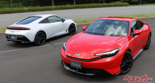 「デザイン部門」1位に選ばれたプレリュード。流れるようなラインに……うっとり！