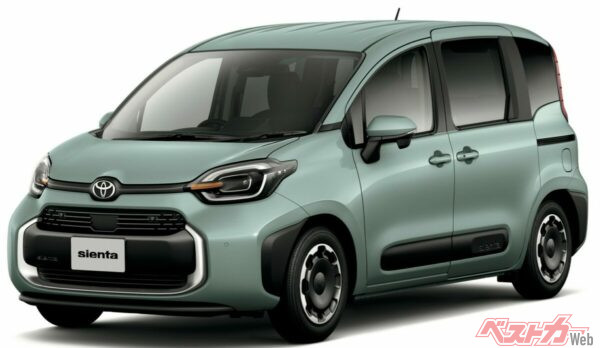 トヨタ シエンタ ハイブリッドZ HEV 2WD。メーカーオプションにはコンフォートパッケージ、アクセサリーコンセント、パノラミックビューモニターを選択