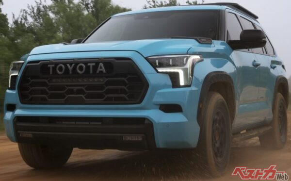 セコイア。日本では持て余してしまうサイズだが、欲しい人には刺さる圧倒的な存在感だ