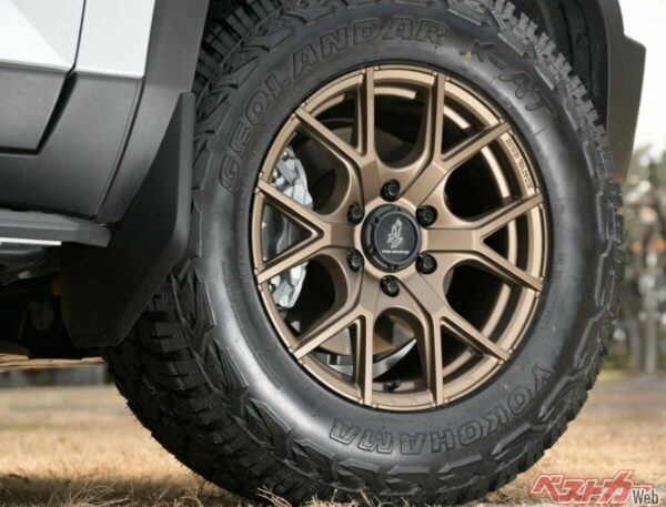 ランクル250に装着された「MUD VANCE（マッドヴァンス）SD」