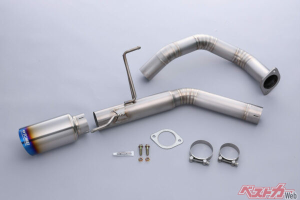 実際のキット構成。出口はしっかり焼き色が