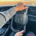 航空機の操縦桿のようなヨーク型ハンドルは違和感はなかったのか？　レクサスRZの革新的な大幅改良の中身とは