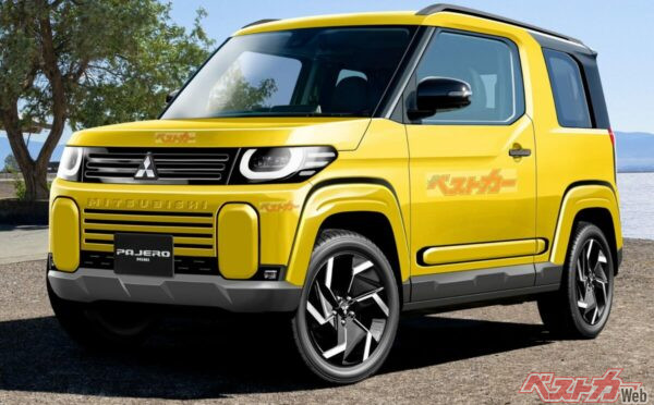 eKワゴンをベースにしてクロカンテイストに大変身を遂げる