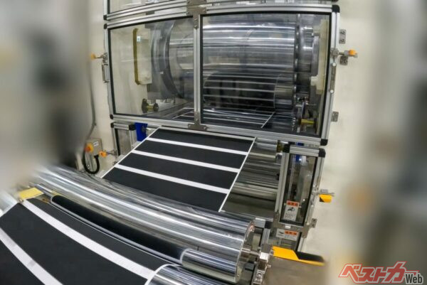 ホンダが独自に研究開発を進めている全固体電池のパイロットライン