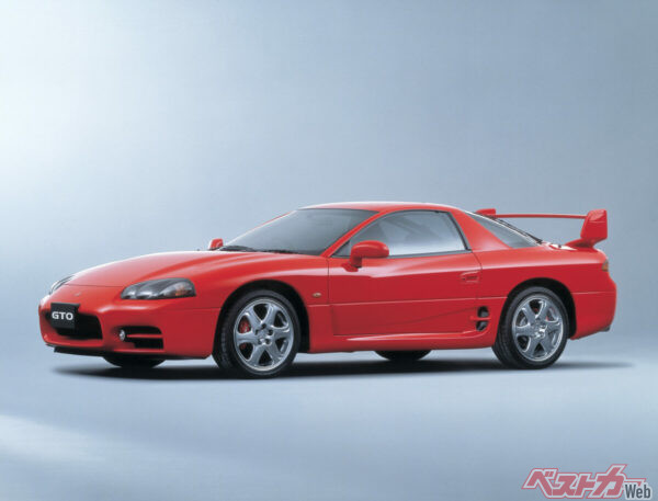 1998年最後のビックマイナーチェンジをした三菱 GTO。この最終型はスーパー耐久に参戦することなく、ランサーエボリューションにバトンを託す