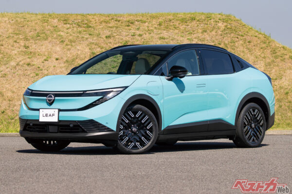 新型日産 リーフ（2025年10月フルモデルチェンジ　価格：518万8700～651万3100円）