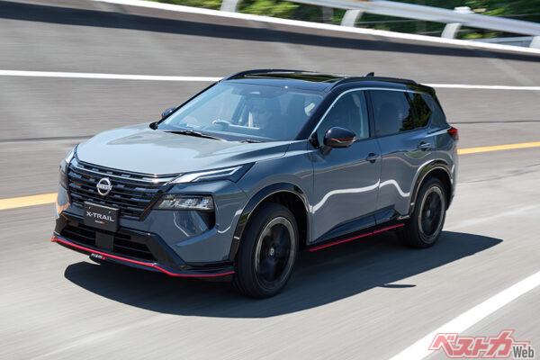 日産 エクストレイルNISMO（2025年8月追加設定　価格：384万3400～590万1500円）