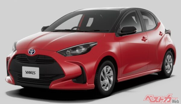 ヤリスはコンパクトカー向けTNGAプラットフォーム（GA-B）を初採用して軽量かつ高剛性、低重心なボディを実現