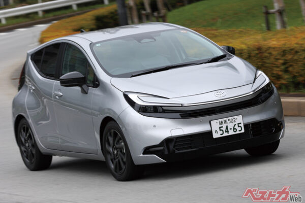 トヨタ アクア（2025年9月マイナーチェンジ　価格：248万6000～302万2800円）