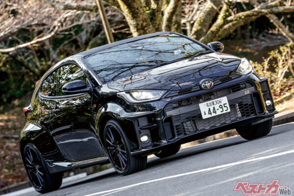 トヨタ GRヤリス（2025年4月一部改良　価格：356万～582万5000円）