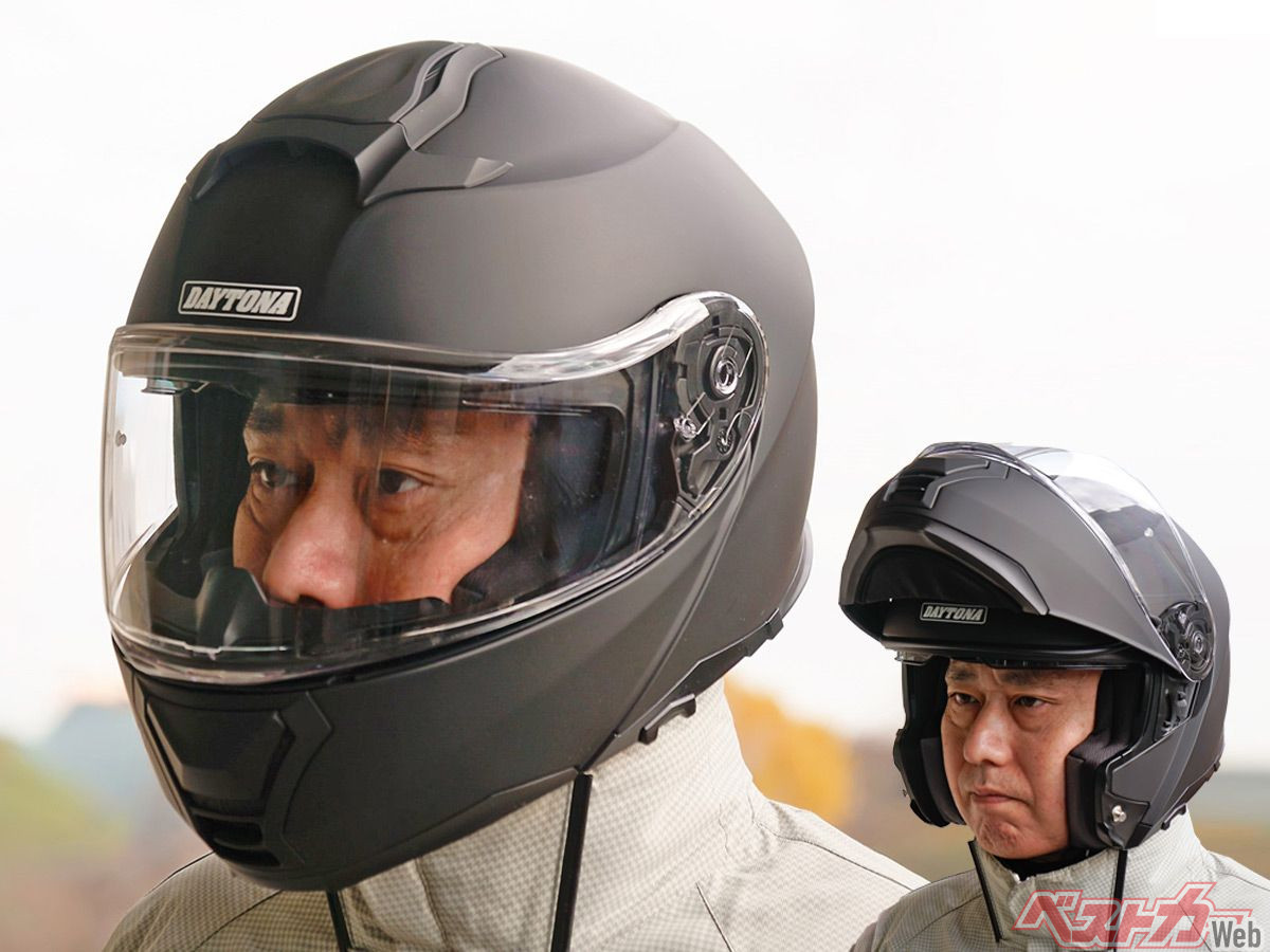 税込3万円以下のシステムヘルメット！【デイトナ・DN-010BT】試着