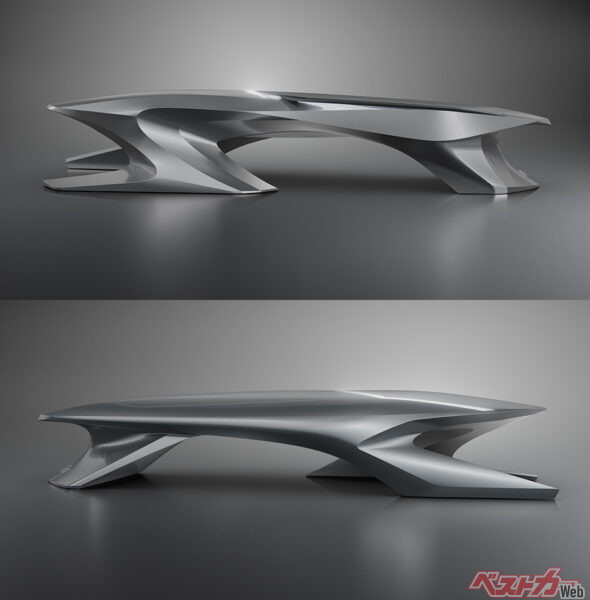 未来感あふれるデザインのEMBRYO。SF的でもあり、前衛性が目立つが、デザイン思想としてはわりとコンサバ