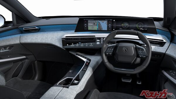 個性的なデザインだと感じるが、「パノラミック i-Cockpit」の細やかな設計によって使い勝手は損なわれていない