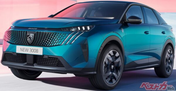 プジョー3008のエクステリアデザイン。実用性、空力性能にも配慮されている