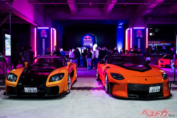 Red Bull Tokyo Drift2025の会場に集まったカスタムカーたち (写真:Red Bull Content Pool /Jason Halayko)