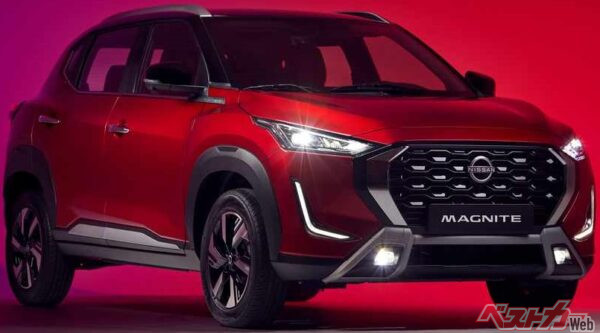 インド市場で展開されているコンパクトSUVの「マグナイト」。2025年4月からメキシコでも販売が開始された