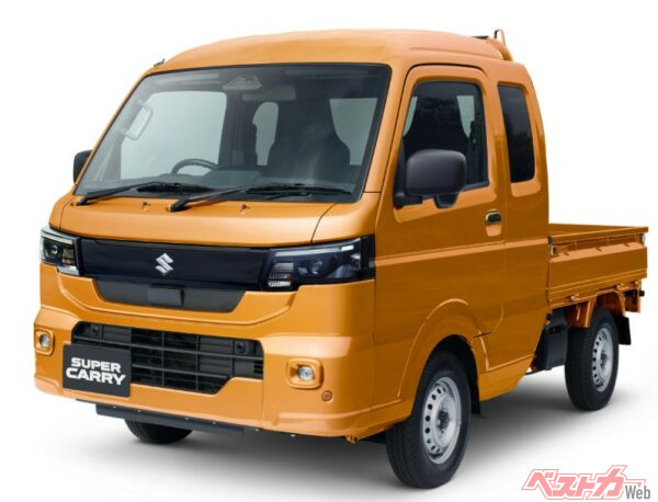 ヘッドライトが変更されカッコよくなったスーパーキャリイ