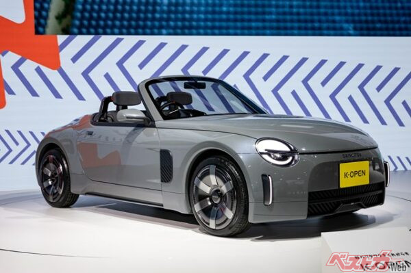 ジャパンモビリティショー2025に展示されたK-OPEN。これだけコペンが続いたのも優秀なクルマである証拠