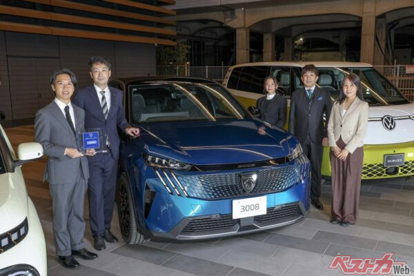 2025-2026 日本・カー・オブ・ザ・イヤーで10ベストカーに選出されたプジョー3008