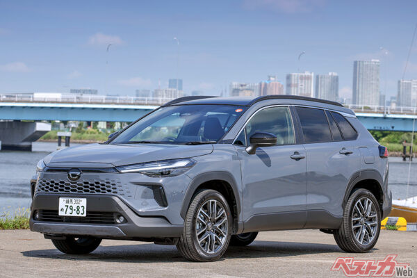 2025年5月に大幅改良を受けたカローラクロス。カローラシリーズの屋台骨として販売は好調に推移