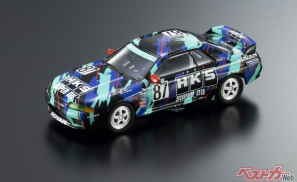 KYOSHO MINI CAR & BOOK 第25弾はHKS SKYLINE GT-R Gr.A。1/64スケールながら完成度の高さはお墨付き