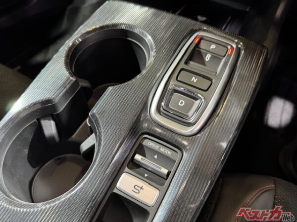 プレリュードに続いてS＋Shiftを搭載する