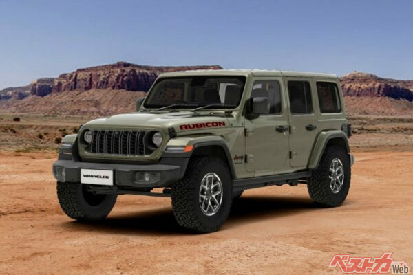 実際に3Dコンフィグレーターでシミュレーションした’41カラーとRubicon アピアランス パッケージを装着したアンリミテッド ルビコン