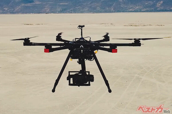米アウレリア・エアロスペースの6軸ドローン。近年のドローンの進化はすさまじい