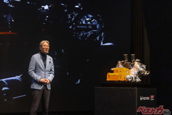 F1復帰について意気込みを語る本田技研工業 取締役 代表執行役社長 三部敏宏氏