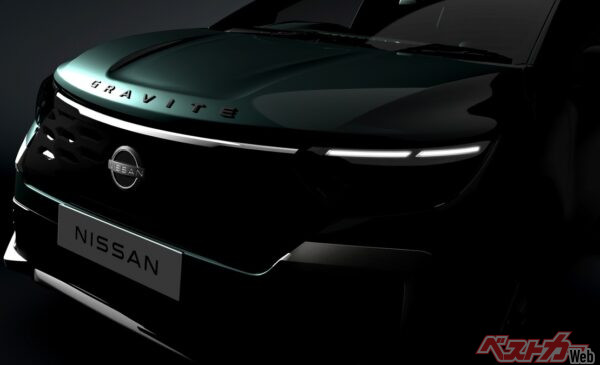 日産グラバイト。小型モデルながら存在感のあるデザインと7人乗りのパッケージングが特徴だ
